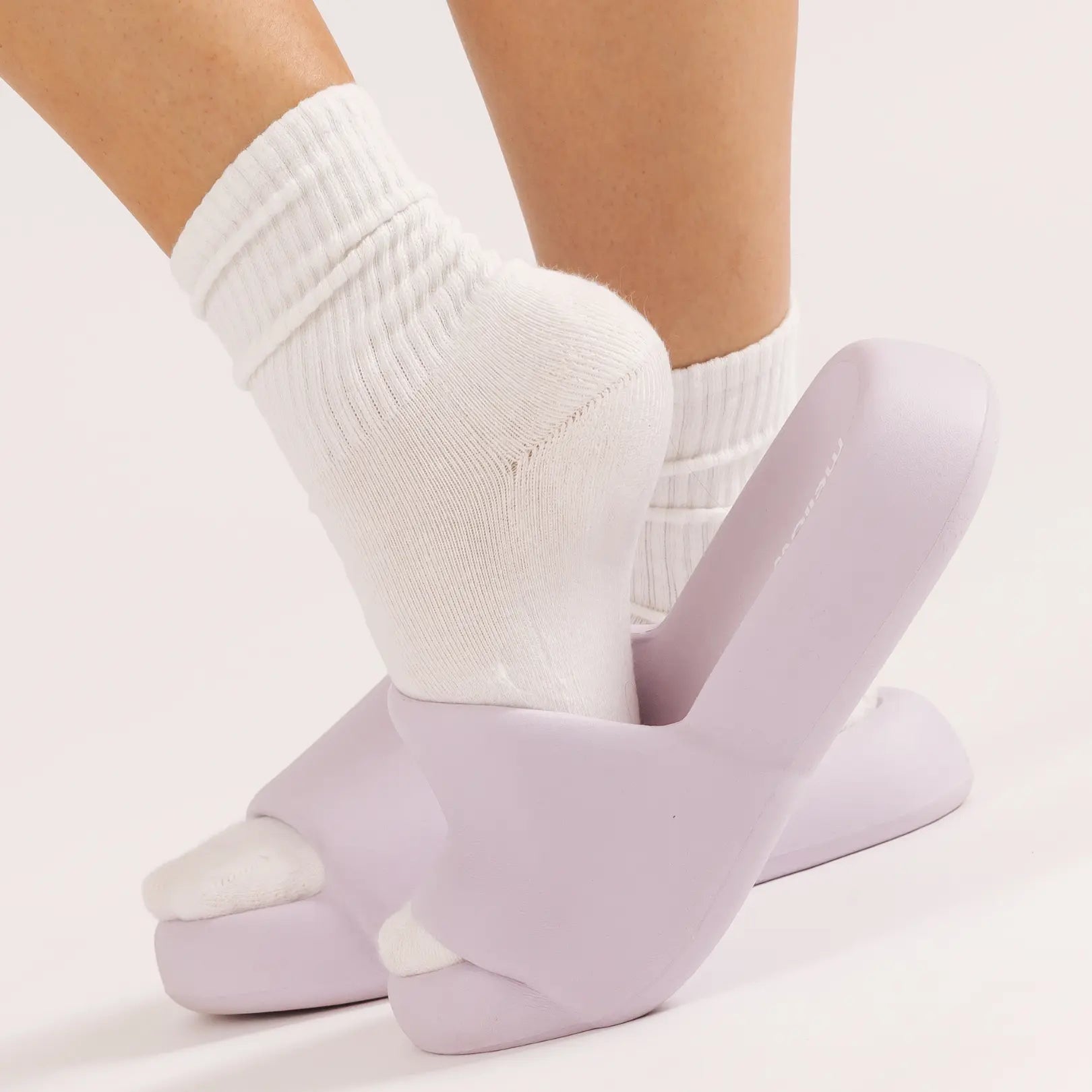 Mellow Sleep | Mellowsoft Cloud Slides - Soft Squishy Waterproof Pillow Slides, Cloud Foam Platform Slippers with Running Shoe Level Cushioning & Shock Absorption, anti Slip Comfort Slides for Indoor & Outdoor