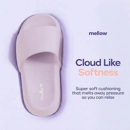 Mellow Sleep | Mellowsoft Cloud Slides - Soft Squishy Waterproof Pillow Slides, Cloud Foam Platform Slippers with Running Shoe Level Cushioning & Shock Absorption, anti Slip Comfort Slides for Indoor & Outdoor