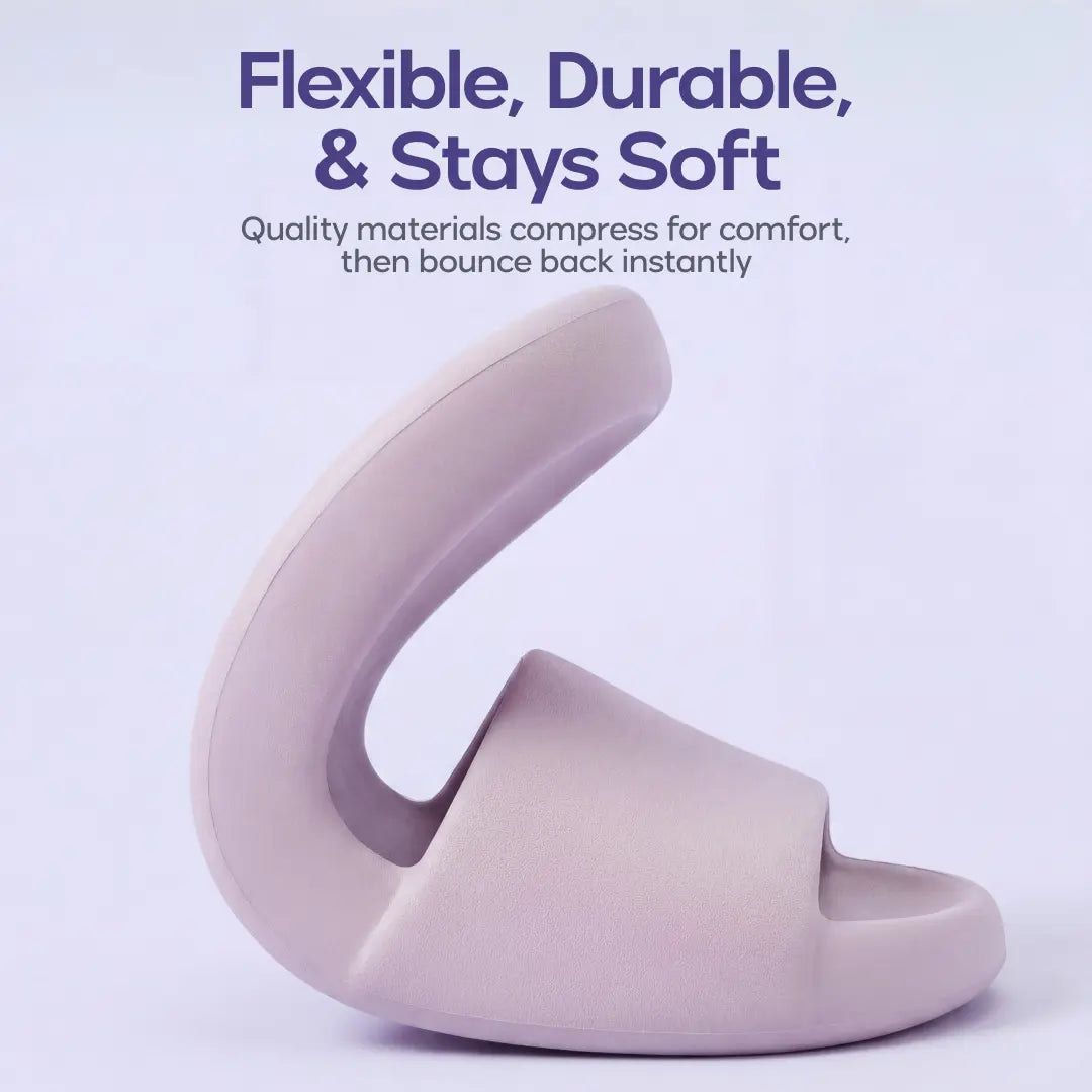 Mellow Sleep | Mellowsoft Cloud Slides - Soft Squishy Waterproof Pillow Slides, Cloud Foam Platform Slippers with Running Shoe Level Cushioning & Shock Absorption, anti Slip Comfort Slides for Indoor & Outdoor