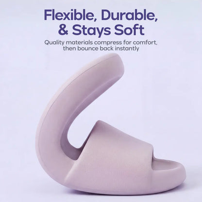 Mellow Sleep | Mellowsoft Cloud Slides - Soft Squishy Waterproof Pillow Slides, Cloud Foam Platform Slippers with Running Shoe Level Cushioning & Shock Absorption, anti Slip Comfort Slides for Indoor & Outdoor
