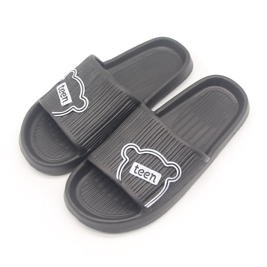 icosylify Slippers for Women and Men Ultra Comfort Non-Slip Shower Sandals Indoor and Outdoor Use Quick Drying Pool Party Home (BLACK-2 Adult Women 10 Numeric US Footwear Size System Medium)